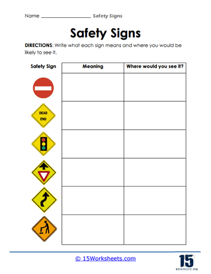 Safety Signs #7