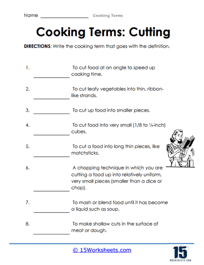 Cooking Terms #9