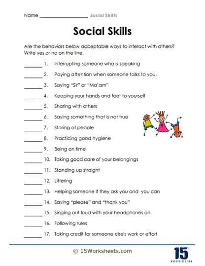 Social Skills #9