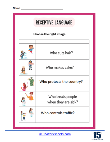 Right Images Worksheet
