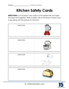 Kitchen Safety Worksheets - 15 Worksheets.com