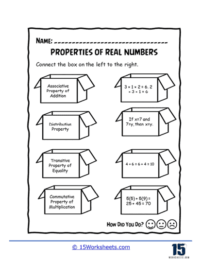 Left to Right Boxes Worksheet