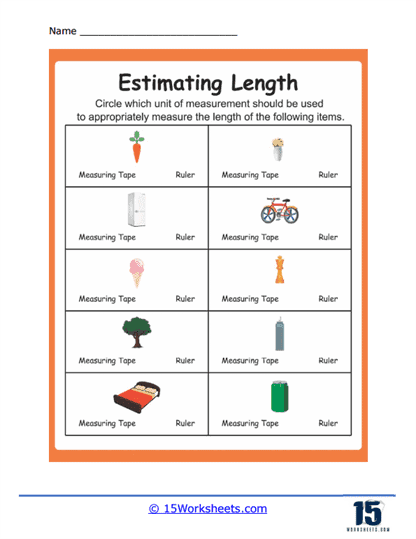 Measures of Length Worksheet