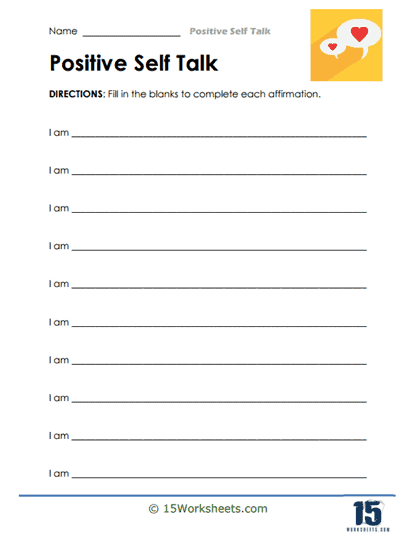 Positive Self Talk #15
