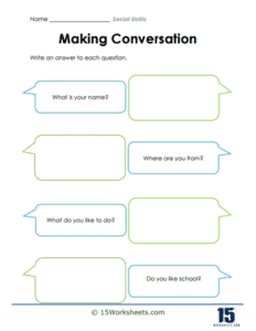 Social Skills Worksheets | Communicate Better - 15 Worksheets.com