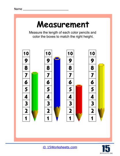 Right Height Coloring Worksheet