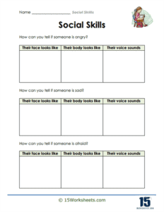 Social Skills Worksheets Communicate Better 15 Worksheets com