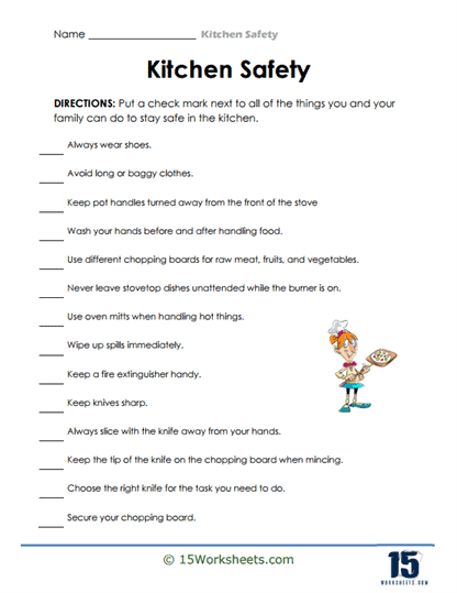 Kitchen Safety #3