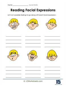 Social Skills Worksheets | Communicate Better - 15 Worksheets.com