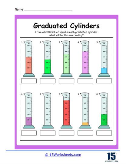 graduated cylinder practice