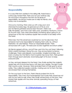 Character Education Worksheets - 15 Worksheets.com