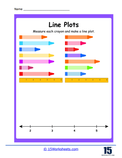 Crayon Length Plot Worksheet