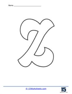 Bubble Letter Z Worksheets - 15 Worksheets.com