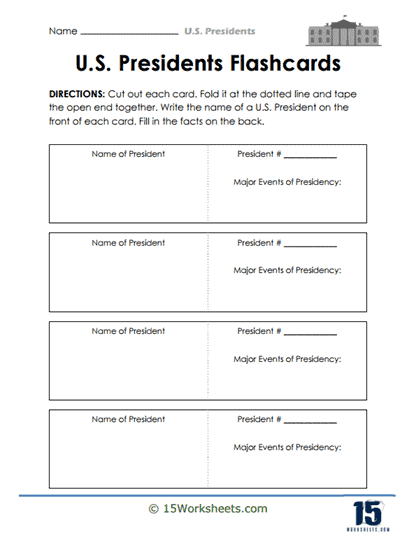 U.S. Presidents Flashcards
