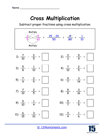 Finding Differences Worksheet