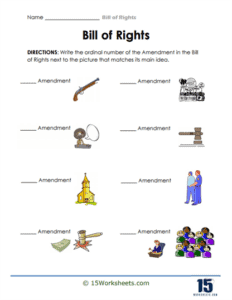 Bill of Rights Worksheets - 15 Worksheets.com
