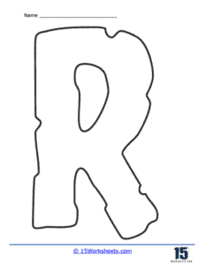 Bubble Letter R Worksheets - 15 Worksheets.com