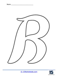 Bubble Letter R Worksheets - 15 Worksheets.com