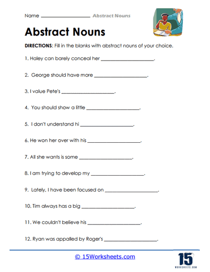 Using Abstract Nouns