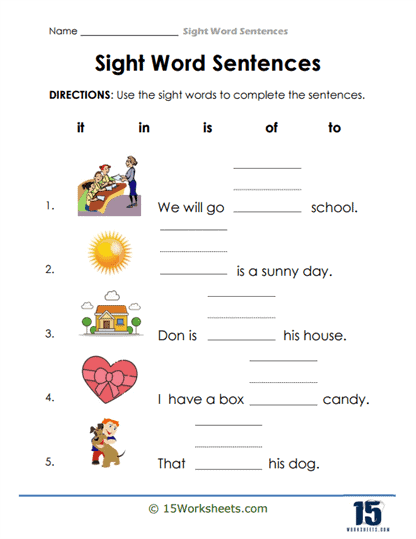 Complete the Sentences