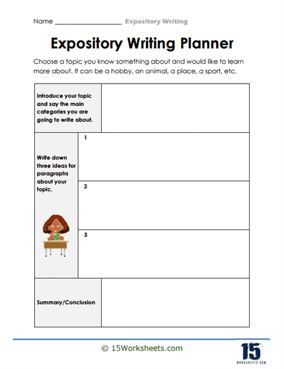 Expository Writing Planner