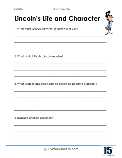 Lincoln’s Life and Character