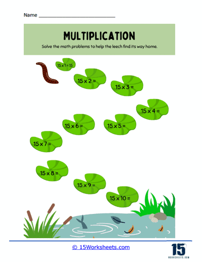 Leap Frogs Worksheet