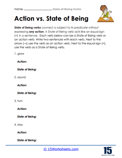 Action vs. State of Being