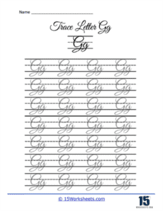 Calligraphy Worksheets - 15 Worksheets.com