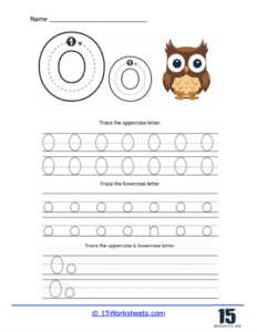 D'Nealian Style Print Worksheets - 15 Worksheets.com