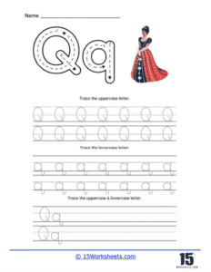 D'Nealian Style Print Worksheets - 15 Worksheets.com