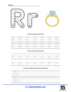 D'Nealian Style Print Worksheets - 15 Worksheets.com