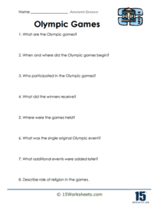 Ancient Greece Worksheets - 15 Worksheets.com
