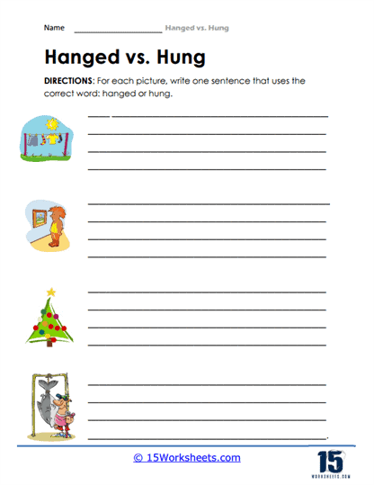 Describe the Picture Worksheet