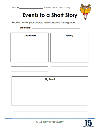 Story Organizer Worksheet