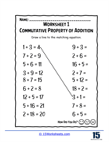 Simple Matches Worksheet