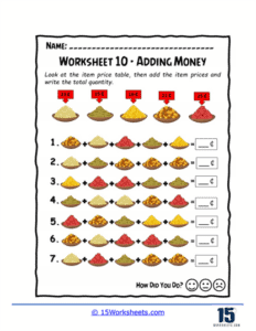 Adding Money Worksheets - 15 Worksheets.com