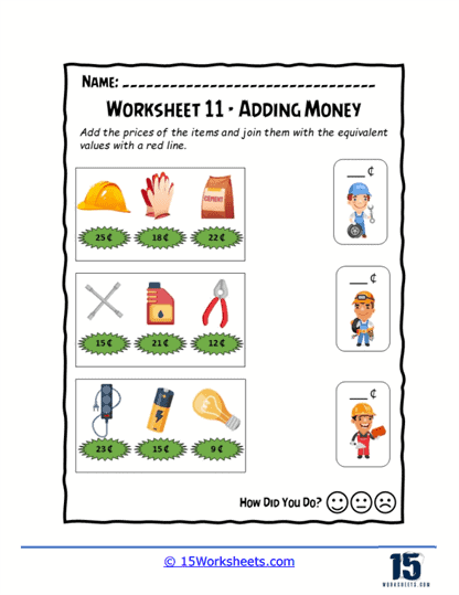 Market Match-Up Worksheet