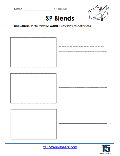 Picture Definitions Worksheet
