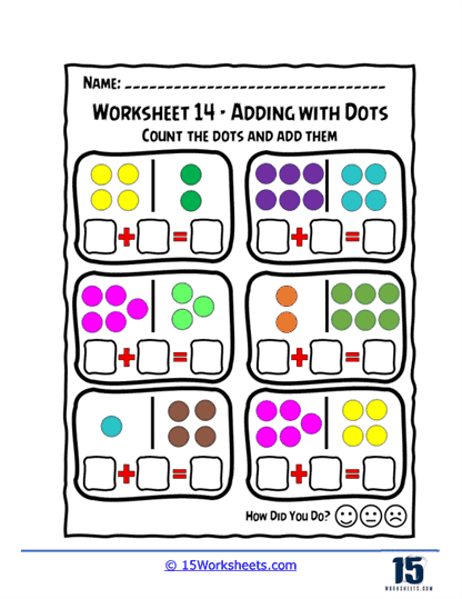 Count and Add Them Worksheet