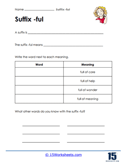 Changing Meaning Worksheet