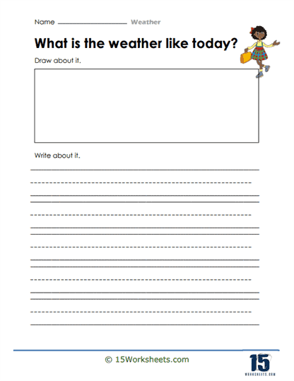 Today's Weather Worksheet