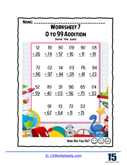 In The Toybox Worksheet