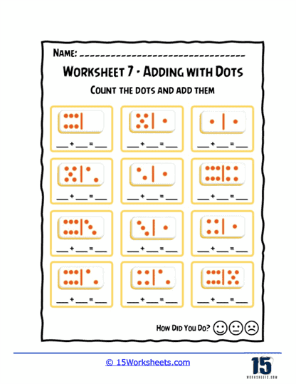 Add Those Dots Worksheet