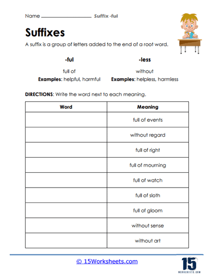 Groups of Letters Worksheet