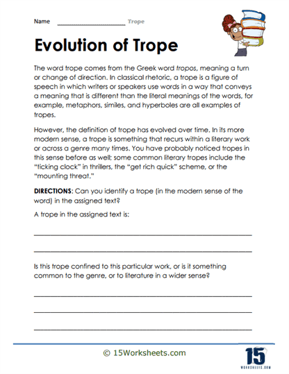 Trope Time Travel Worksheet