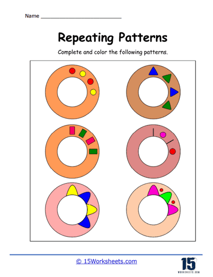 Color Wheel Puzzler Worksheet