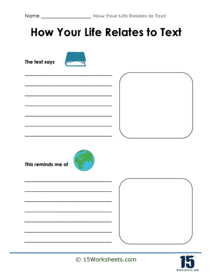 Text and World Connections Worksheet