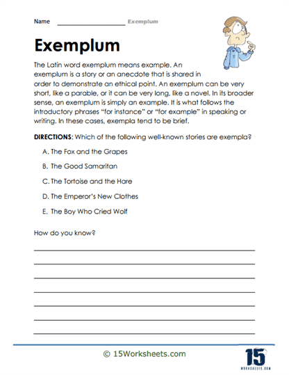 Story Sleuths Worksheet
