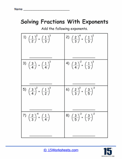 Fraction Fables Worksheet